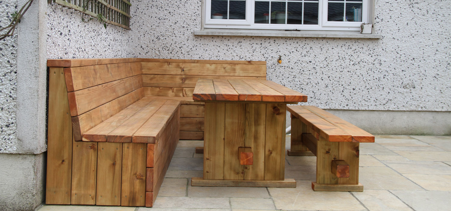 Custom Table and Bench 1