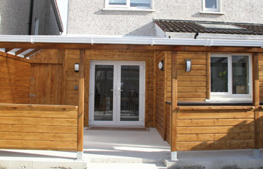 Rain Shelter and Outdoor Area