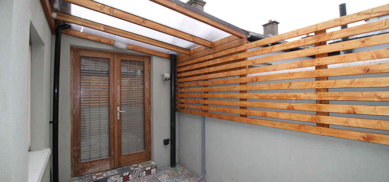 Roofed Sitting Area for Back Yard 1