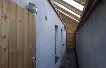 Side Passage Lean-to for Storage