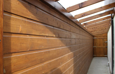 Side Passage Roof and Rain Shelter